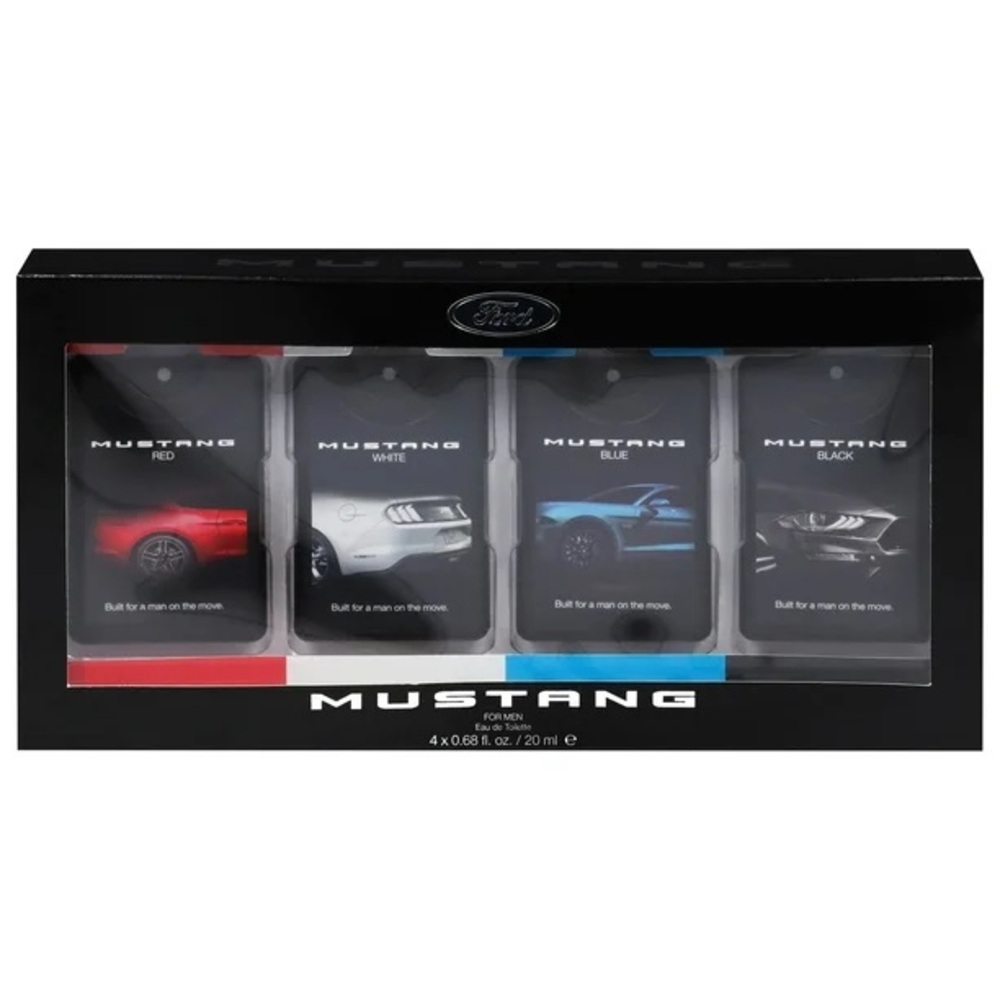 Ford Mustang Fragrance Collection - Red, White, Blue, Black- New